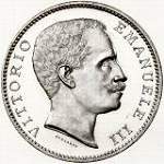 Vittorio Emanuele III: 5 Lire Aquila Sabauda - diritto