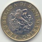 Rep. San Marino: 1000 Lire Bimetalliche - diritto