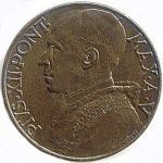 Vaticano: 5 centesimi Colomba - diritto