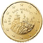Rep. San Marino: 50 centesimi - diritto