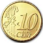 Repubblica Italiana: 10 centesimi - rovescio