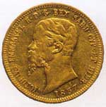 Vittorio Emanuele II: 10 Lire - diritto