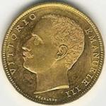 Vittorio Emanuele III: 20 Lire Aquila Sabauda - diritto