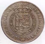Vittorio Emanuele I: 5 lire argento 1° tipo - rovescio