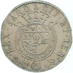 Carlo Emanuele IV: 1/4 di scudo o 1,10 lire - rovescio