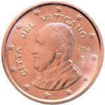 Vaticano: 5 centesimi - diritto