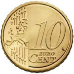 Vaticano: 10 centesimi - rovescio
