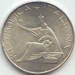 Repubblica Italiana: 500 Lire Unità d'Italia - diritto