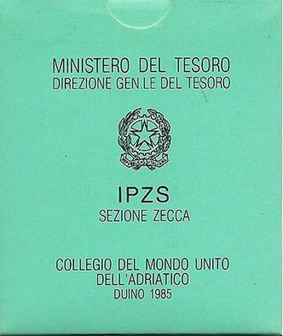Mondo Unito dell'Adriatico 1985 Fdc