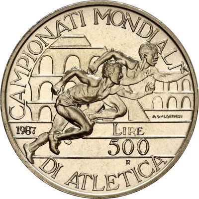 Mondiali Atletica Roma 1987 fdc