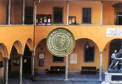Universit di Pisa lire 5.000 Fdc 1993