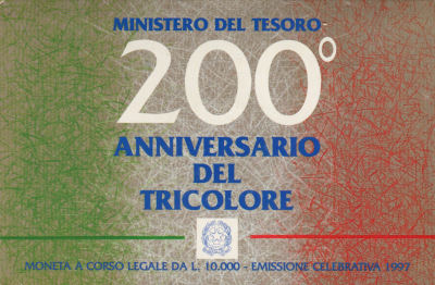 200 Anniversario del Tricolore 1997 Fdc