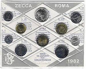 Divisionale Zecca 1982 Fdc
