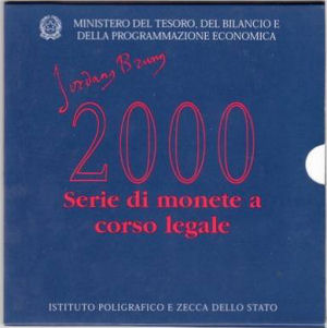 Divisionale Zecca 2000 Fdc