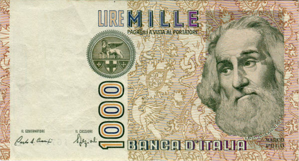 1.000 lire Marco Polo 1988 gen. circolata