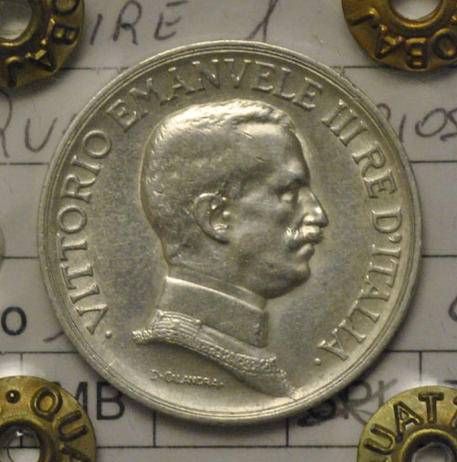 Lire 1 Quadriga Briosa 1917 SPL