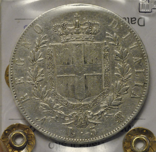 Lire 5 1865 Napoli MB