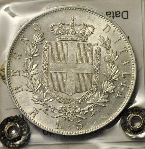 Lire 5 1876 Roma Spl/Fdc