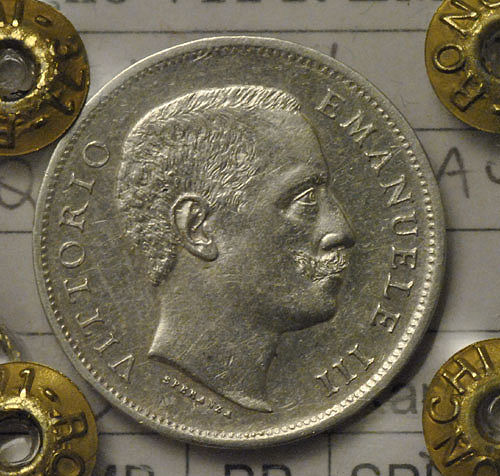 Lire 1 Aquila Sabauda 1907 Spl/Fdc