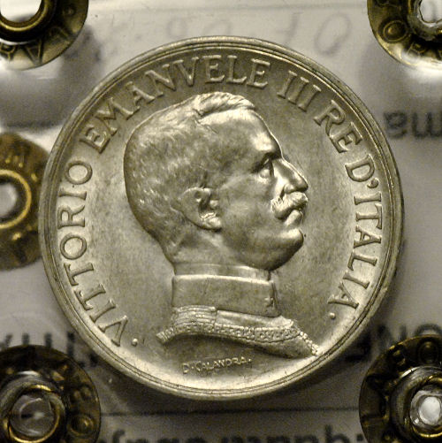 Lire 1 Quadriga Briosa 1917 Fdc