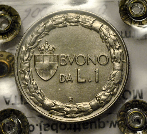 Lire 1 Buono 1922 qFdc