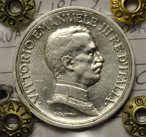 Lire 2 Quadriga Briosa 1916 Spl