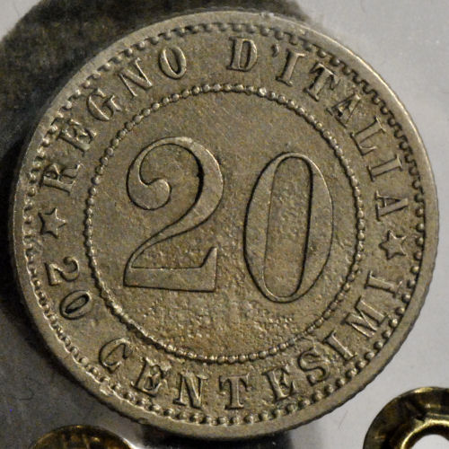 Cent. 20 Roma 1895 Bb/Spl