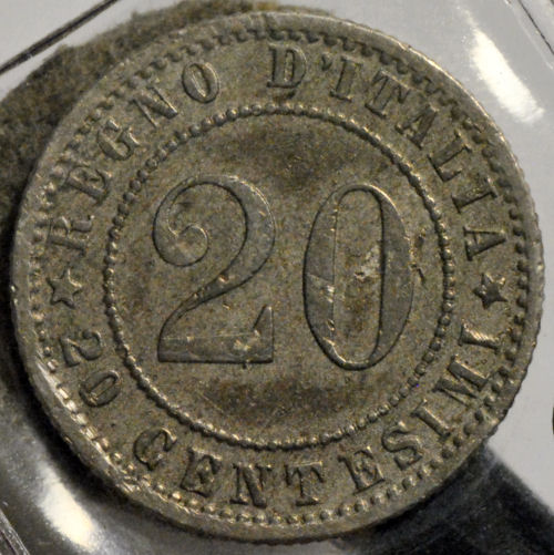 Cent. 20 Roma 1895 Bb