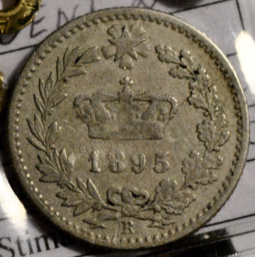 Cent. 20 Roma 1895 Mb/Bb