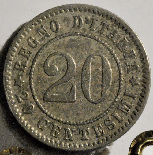 Cent. 20 Berlino 1894 Bb/Spl
