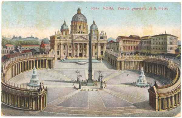 Roma - Vaticano San Pietro 1910
