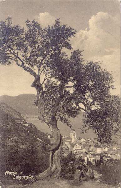 Alassio - Veduta del Paese 1916