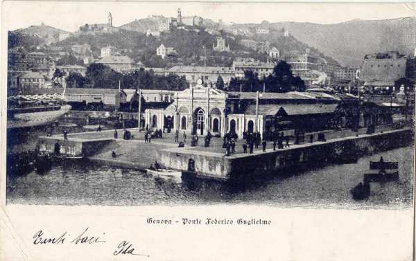 Genova - Ponte Federico Guglielmo 1904