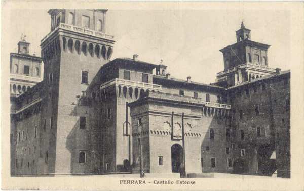 Ferrara - il Castello Estense 1928