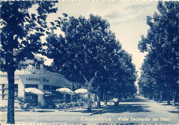 Cesenatico - viale Leonardo da Vinci 1952