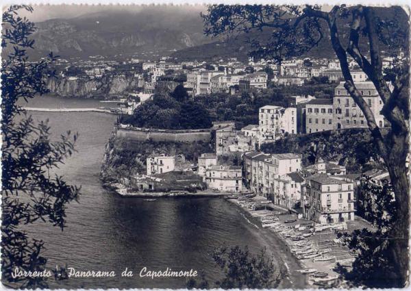 Sorrento - Panorama da Capodimonte 1949