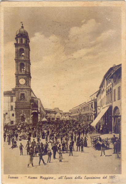 Faenza - Piazza Maggiore 1887