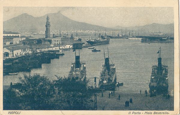 Napoli - il Porto Molo Beverello 1929