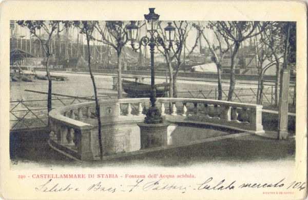 Castellammare di Stabia - Fontana 1903