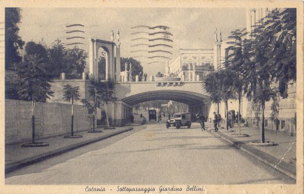 Catania - Sottopassaggio Giardino Bellini 1942