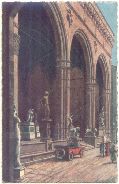 Firenze - Loggia dei Lanzi 1930
