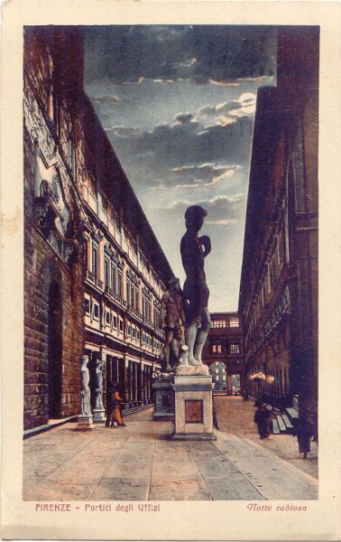 Firenze - Portici degli Uffizi 1927