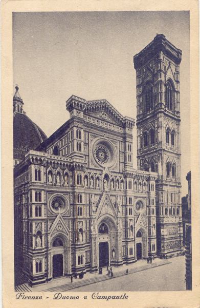 Firenze - Duomo e Campanile 1936