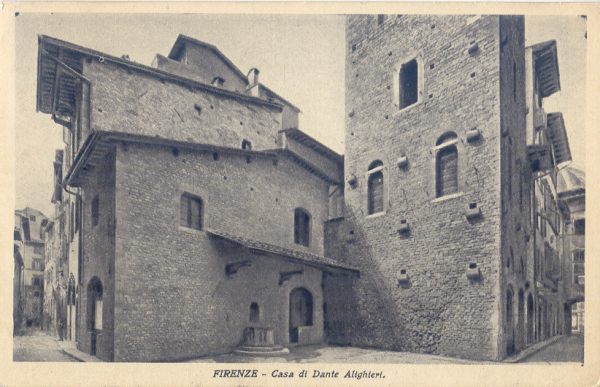 Firenze - la casa di Dante Alighieri 1934