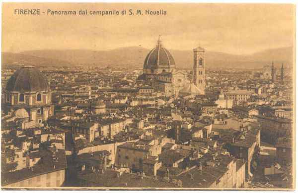 Firenze - Panorama S. Maria Novella 1923