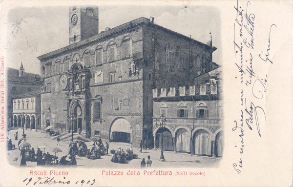 Ascoli Piceno - Palazzo della Prefettura 1903