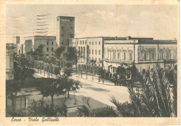 Lecce - viale Gallipoli 1948