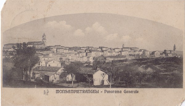 Monte San Pietrangeli - Panorama 1918