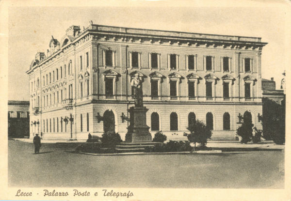 Lecce - Palazzo Poste e Telegrafo 1949