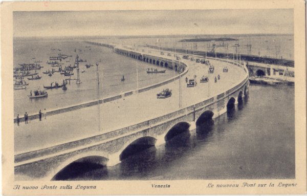 Venezia - Nuovo Ponte sulla Laguna 1936